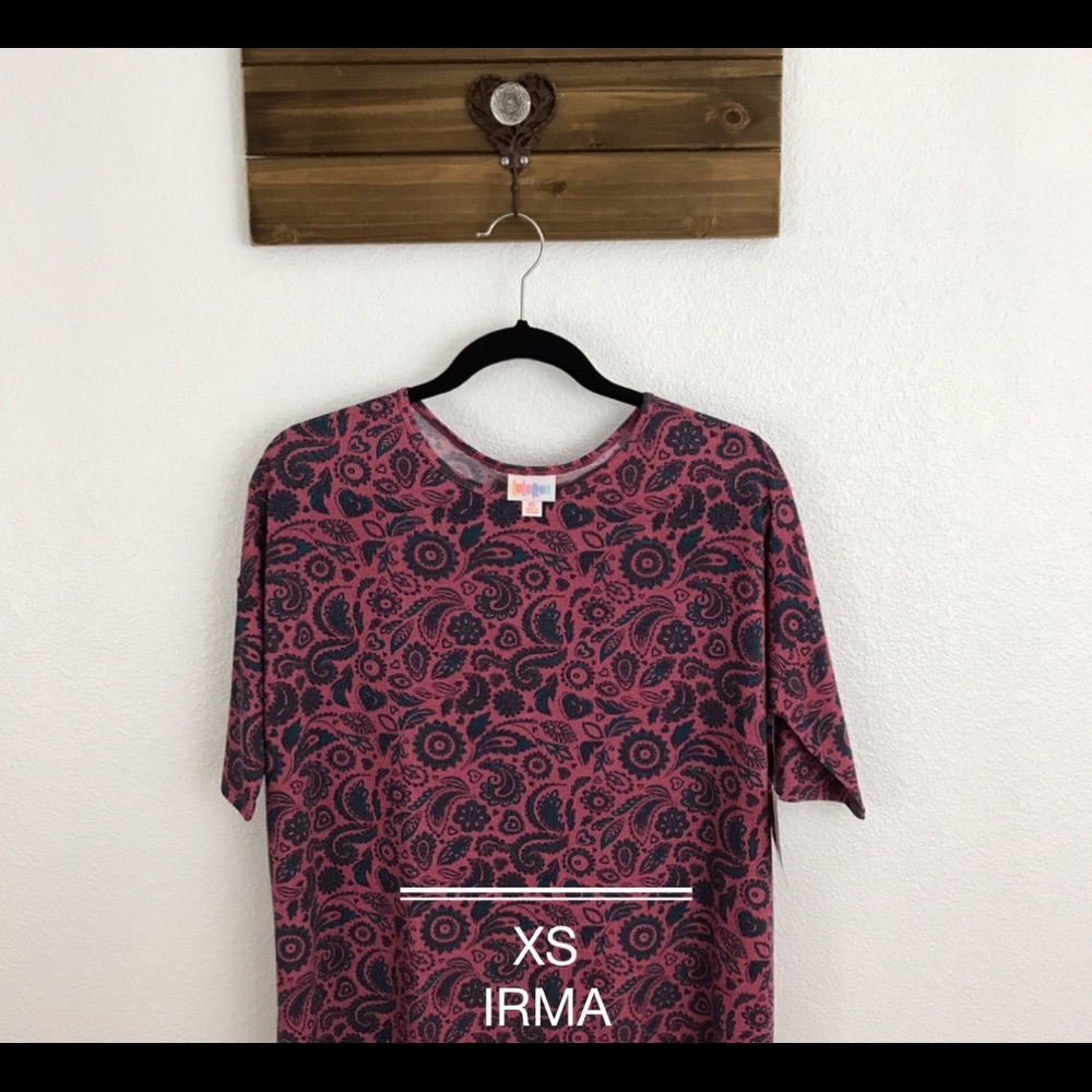 LuLaRoe XS Irma Tunic
